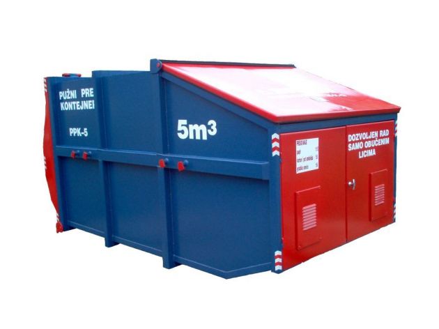 Kontejneri za transport i skladištenje otpada, stacionarne prese i prese za baliranje otpada