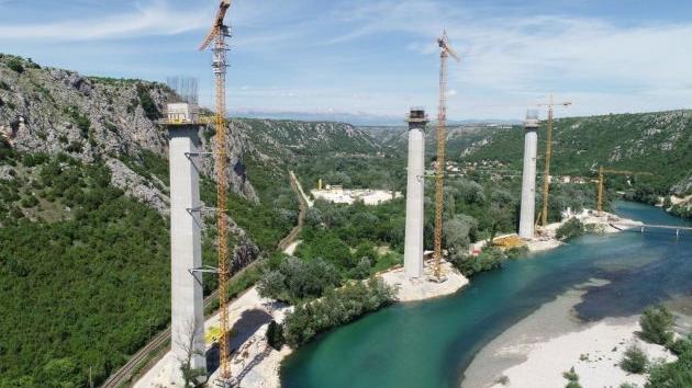 Gradilište mosta Počitelj, maj 2021.