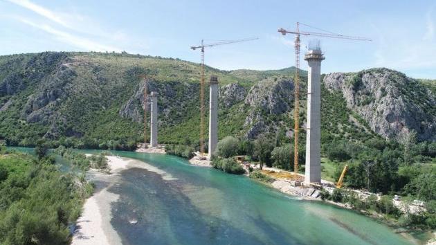 Gradilište mosta Počitelj, maj 2021.